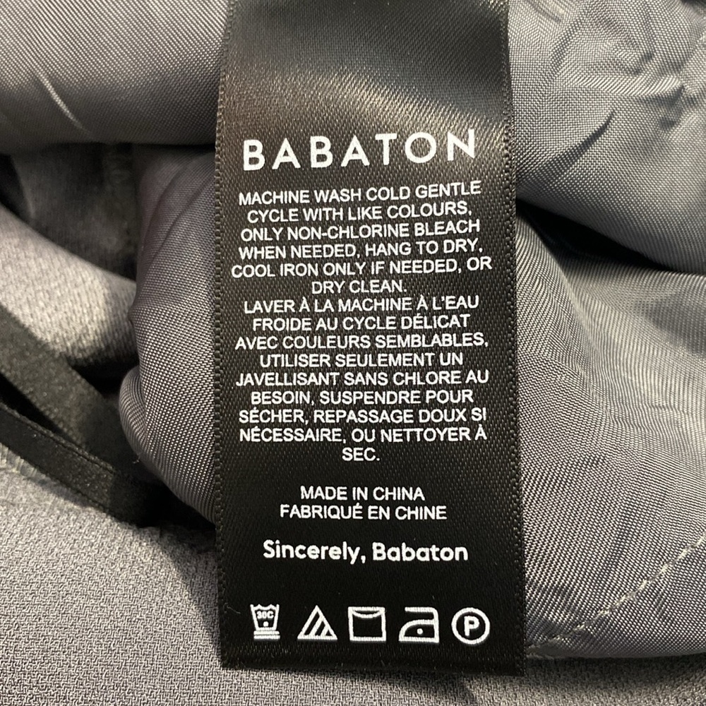 Babaton Conan Crop Pant In Charcoal Grey Size 2 - Picture 12 of 13